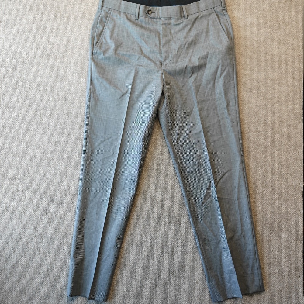 Brooks Brothers 1818 Fitzgerald Men's 44L Taupe Gray Saxxon Suit And Pants 38x32 - Picture 8 of 16
